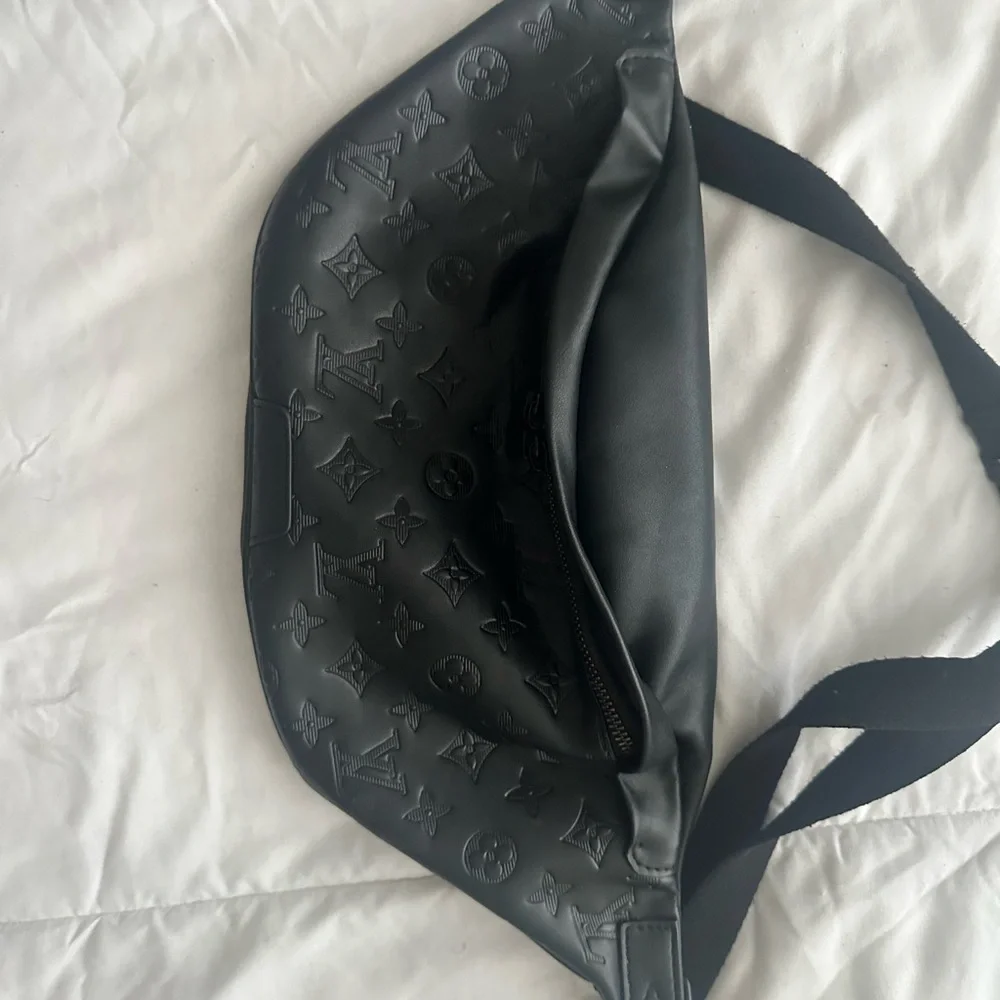 Louis Vuitton Black Embossed Belt Bag - Picture 1 of 3